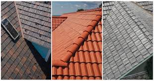 Three_different_styles_of_roofing_materials_on_angled_roofs.

